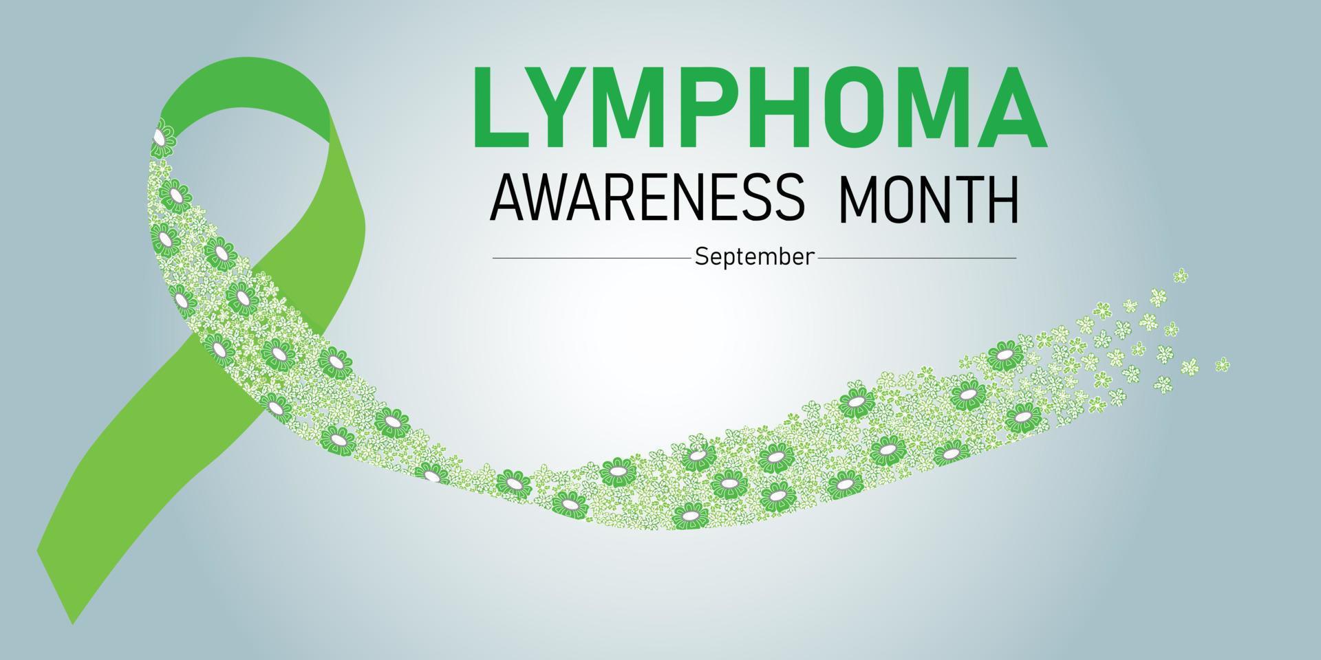 Lymphoma awereness month vector