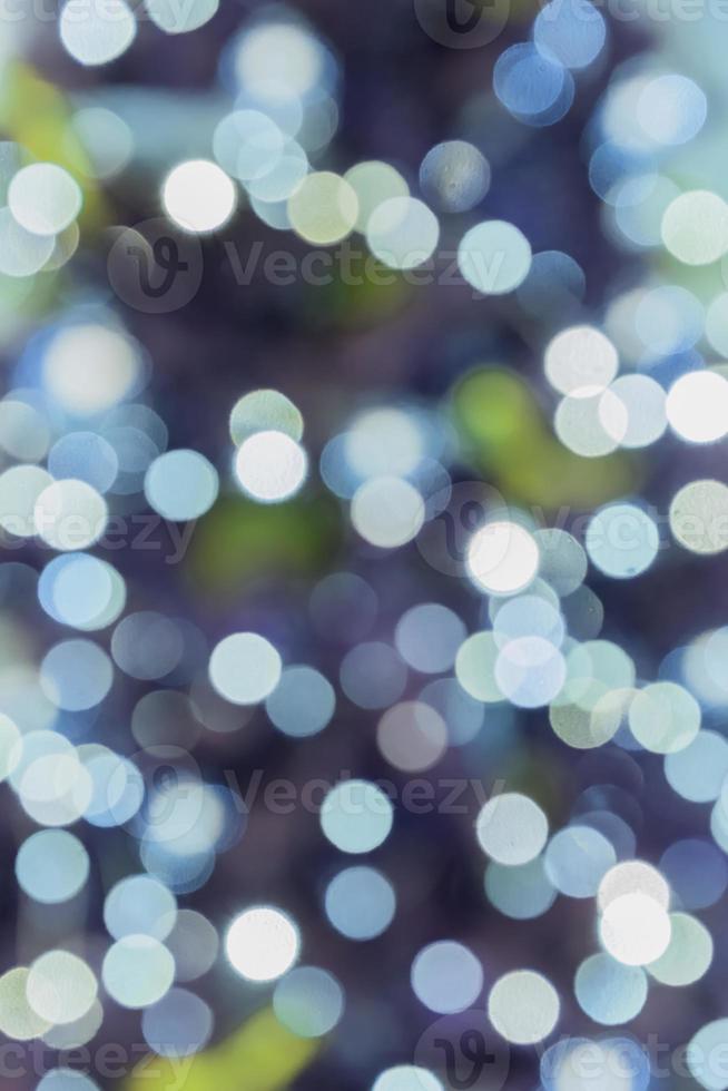 bokeh garland background. Abstract festive backdrop. greeting card for christmas and winter holidays photo