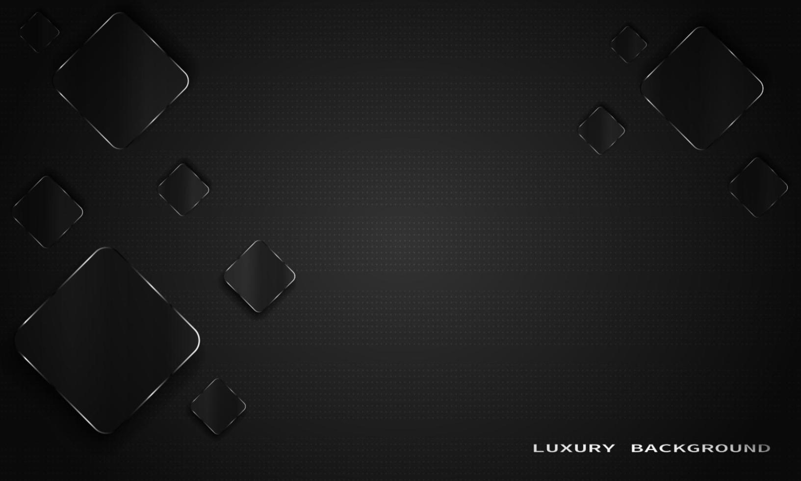 Modern luxury black background with freckles and white shine geometric