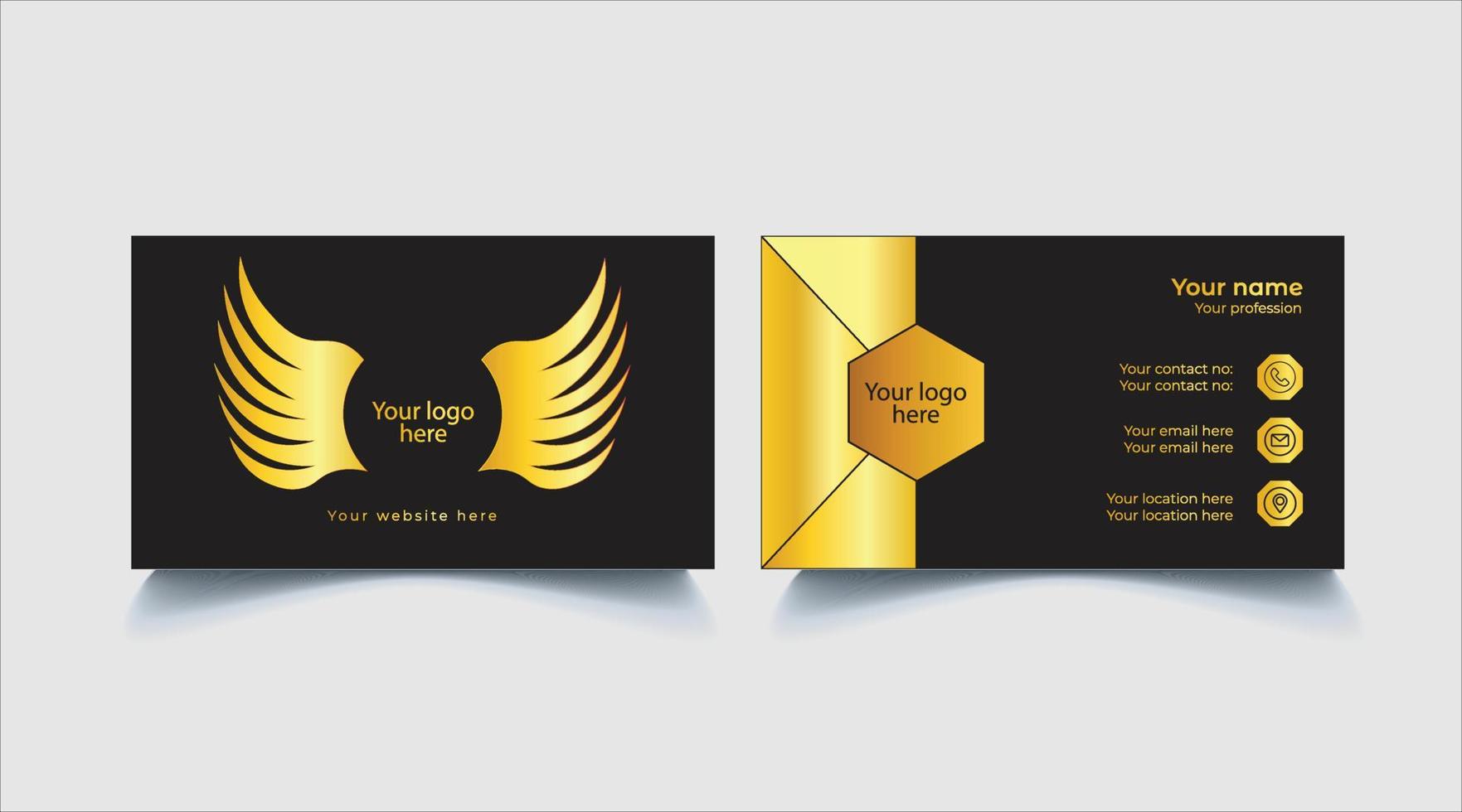 Business Card Design vector