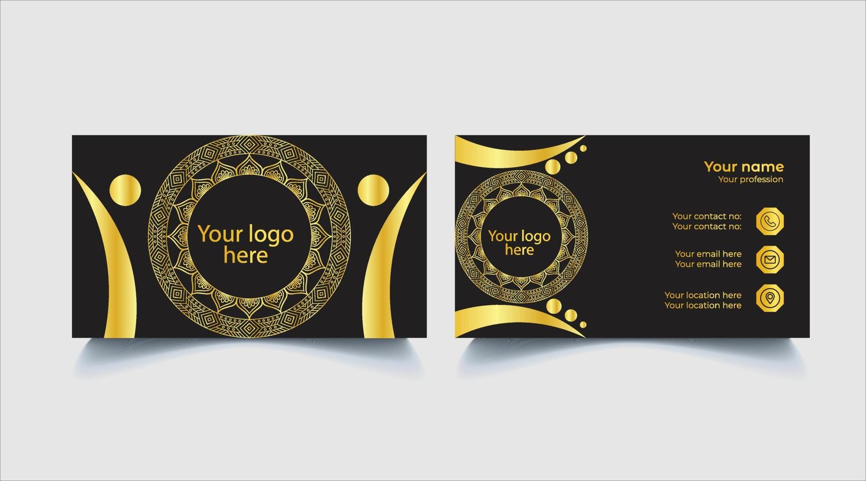 Business Card Design vector