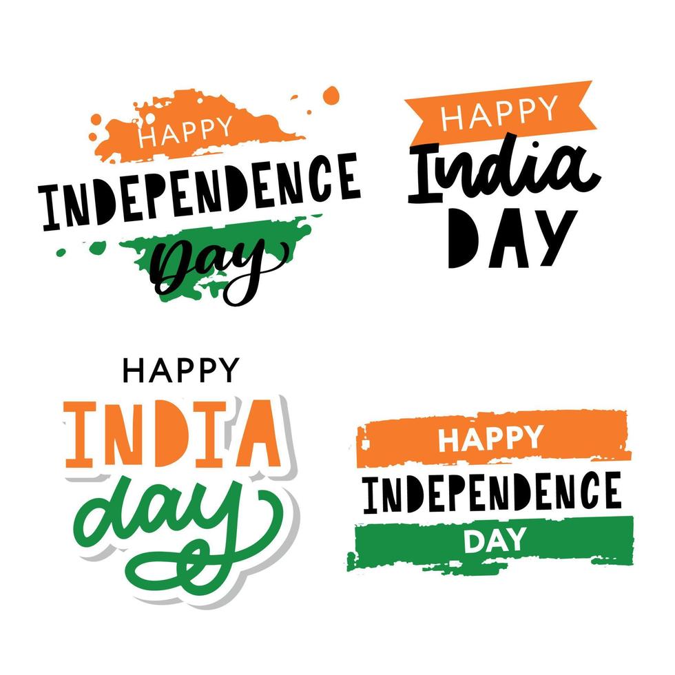 fondo creativo de color de la bandera nacional india con rueda ashoka, afiche elegante, diseño de pancarta o volante para el 15 de agosto, feliz celebración del día de la independencia. vector