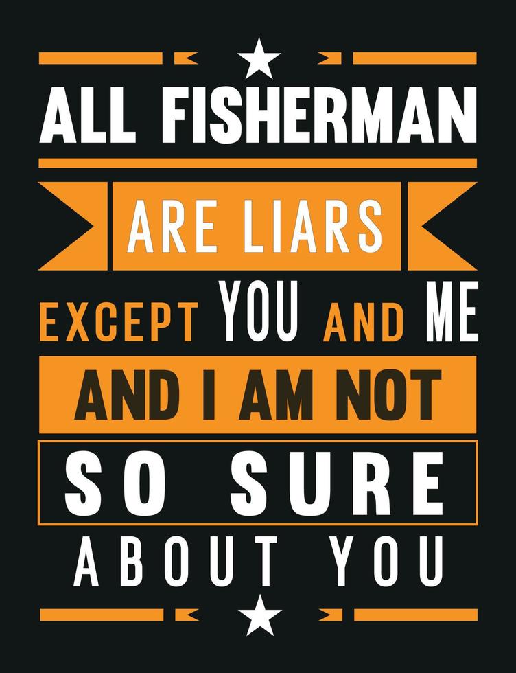 Fishing style t-shirt design vector