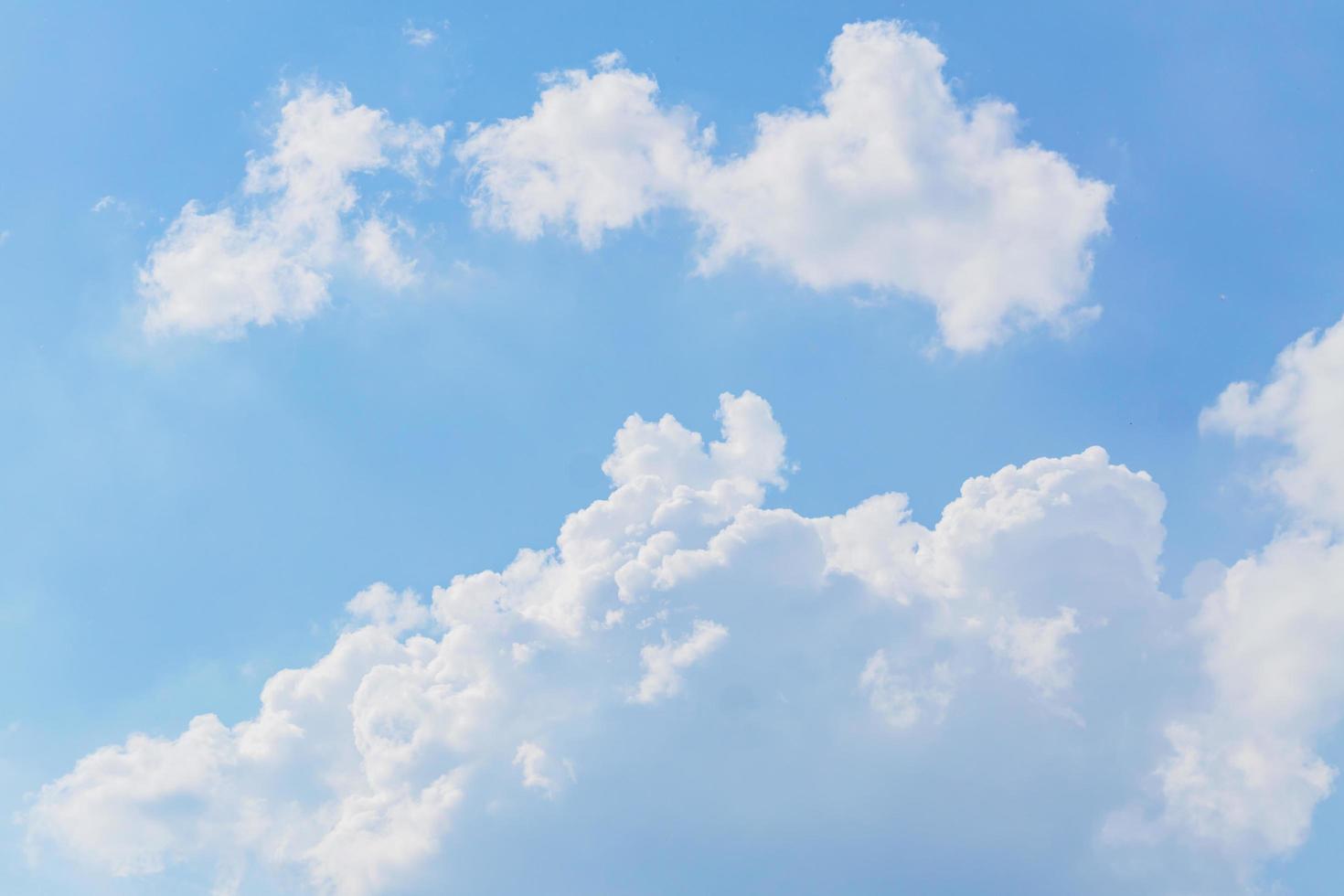 blue sky with white fluffy clouds, nature background 10598842 Stock ...