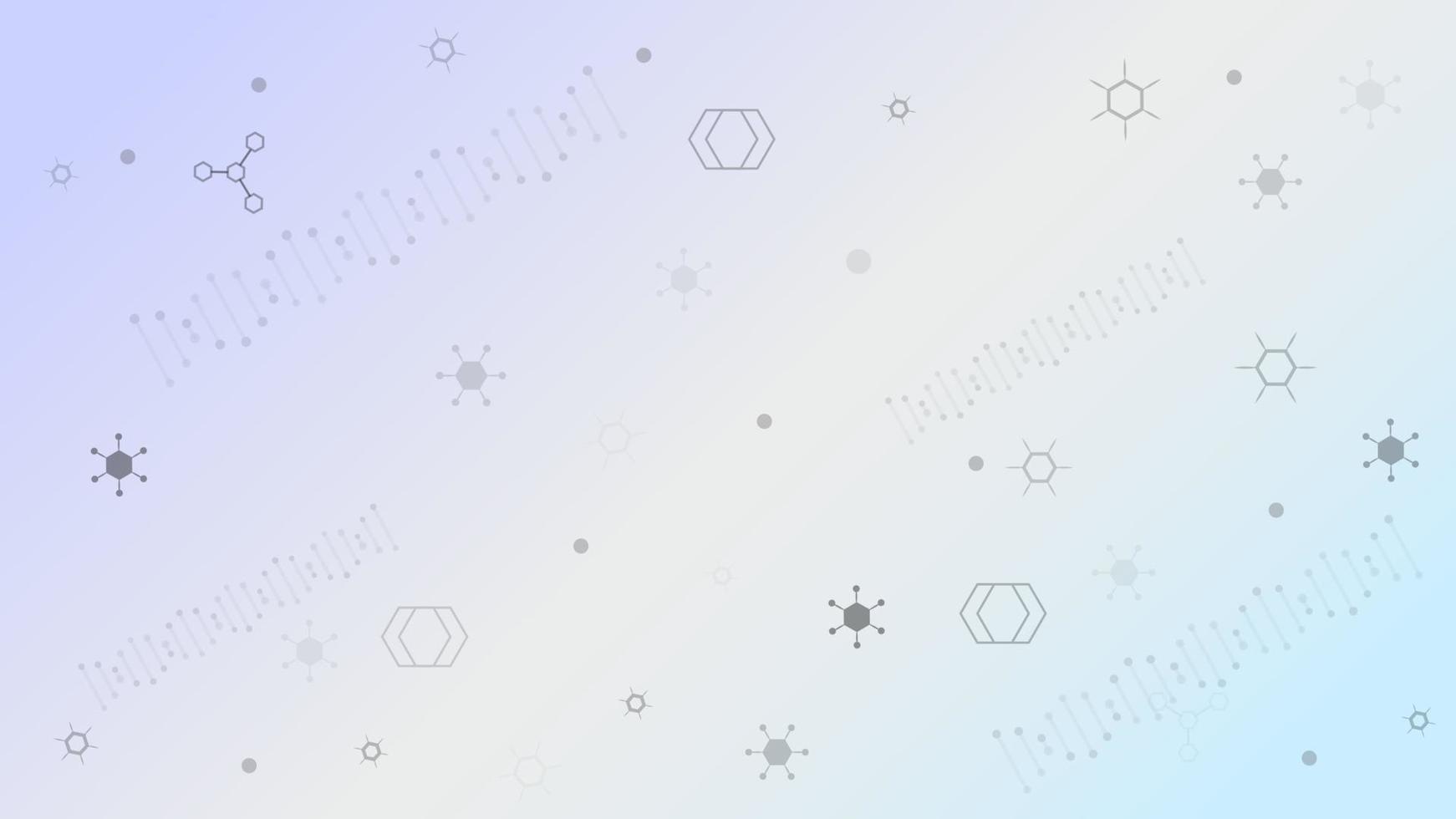 DNA molecules for Hi-tec interface white abstract digital technology ,vector illustration vector