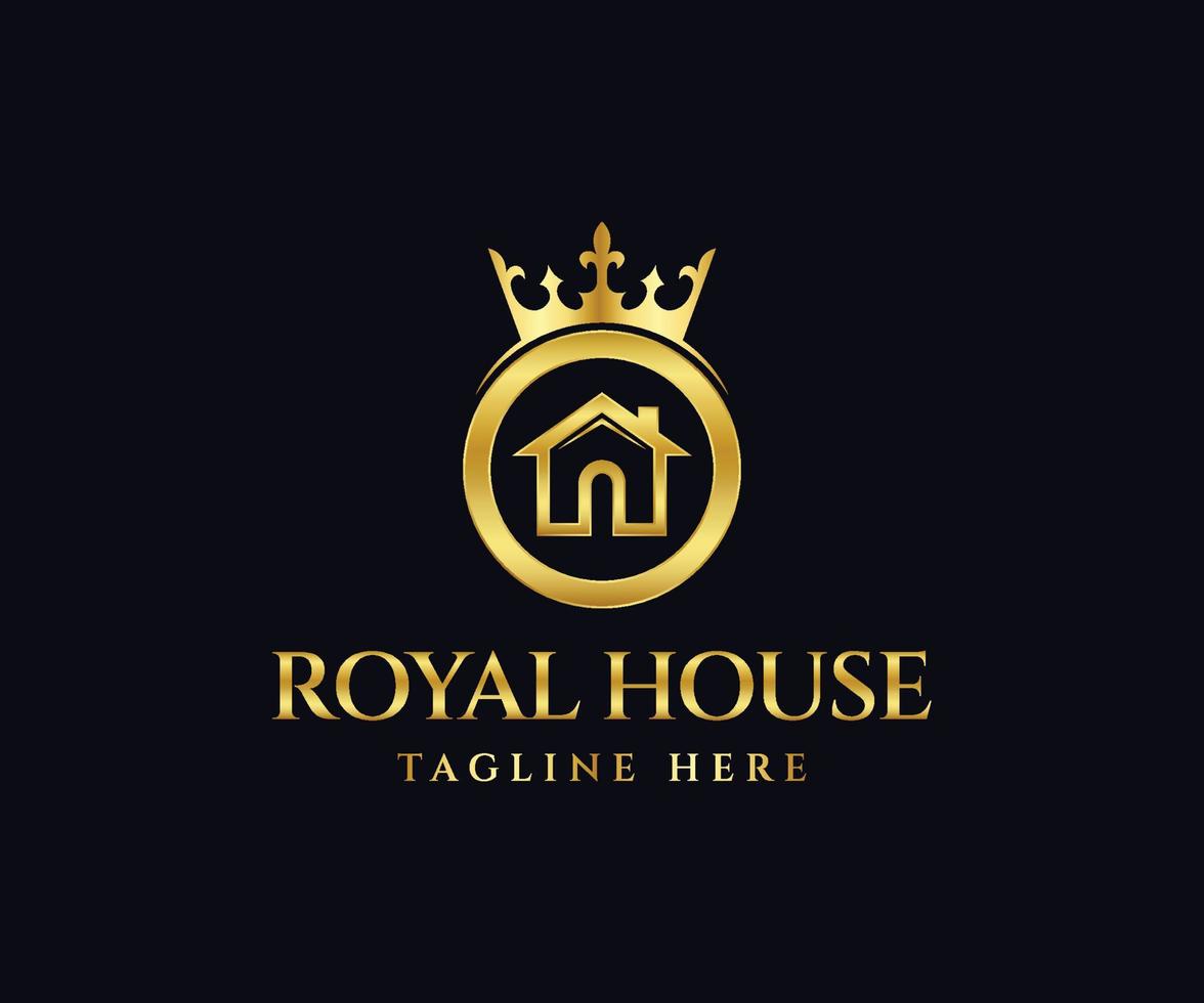 Royal House Logo. Real estate logo Template vector