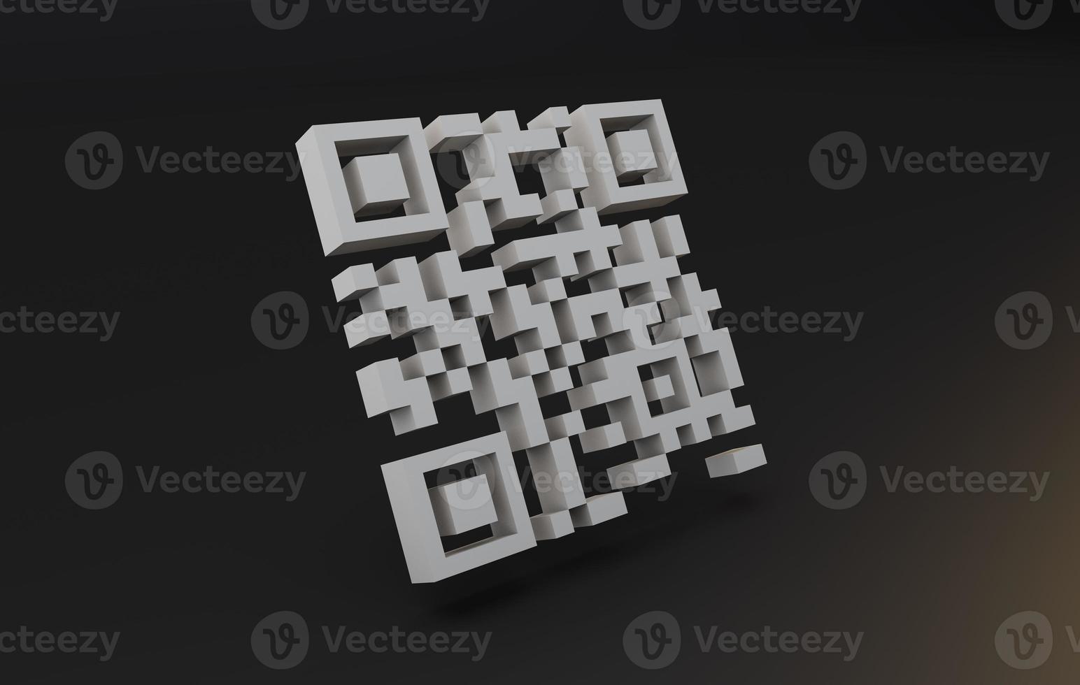 3d qr code a digital identification 10599540 Stock Photo at Vecteezy