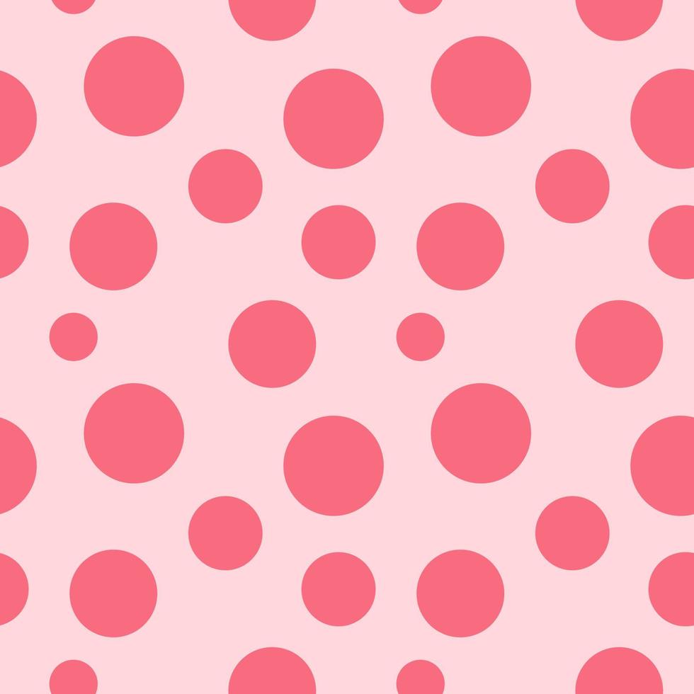 abstract pink dot seamless pattern background vector