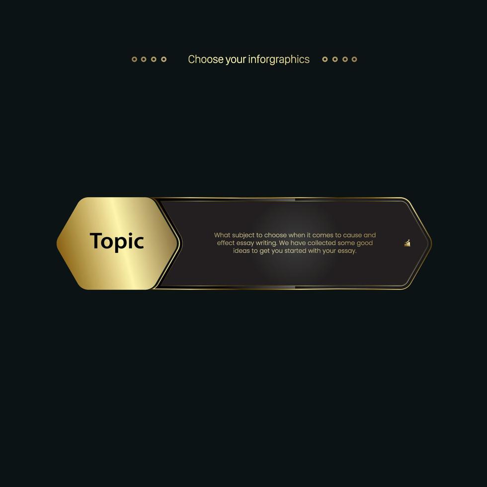 Trendy Premum banner, button, symbol, icon, steps of work plan templates and multipurpose Infographic Vector, illustration design on a dark background vector