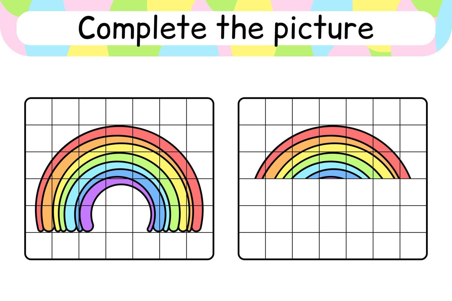 Rainbow Drawing Activity for Exploring Lines - FREE Printable - Friends Art  Lab