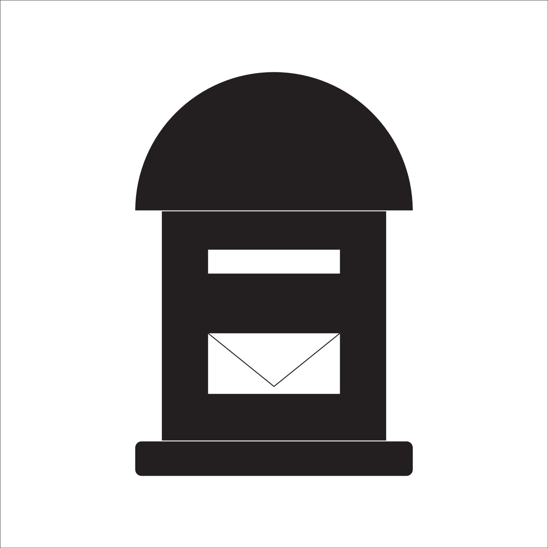 post box icon logo vector design 10600508 Vector Art at Vecteezy