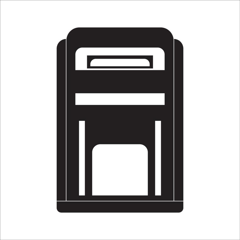 post box icon logo vector design