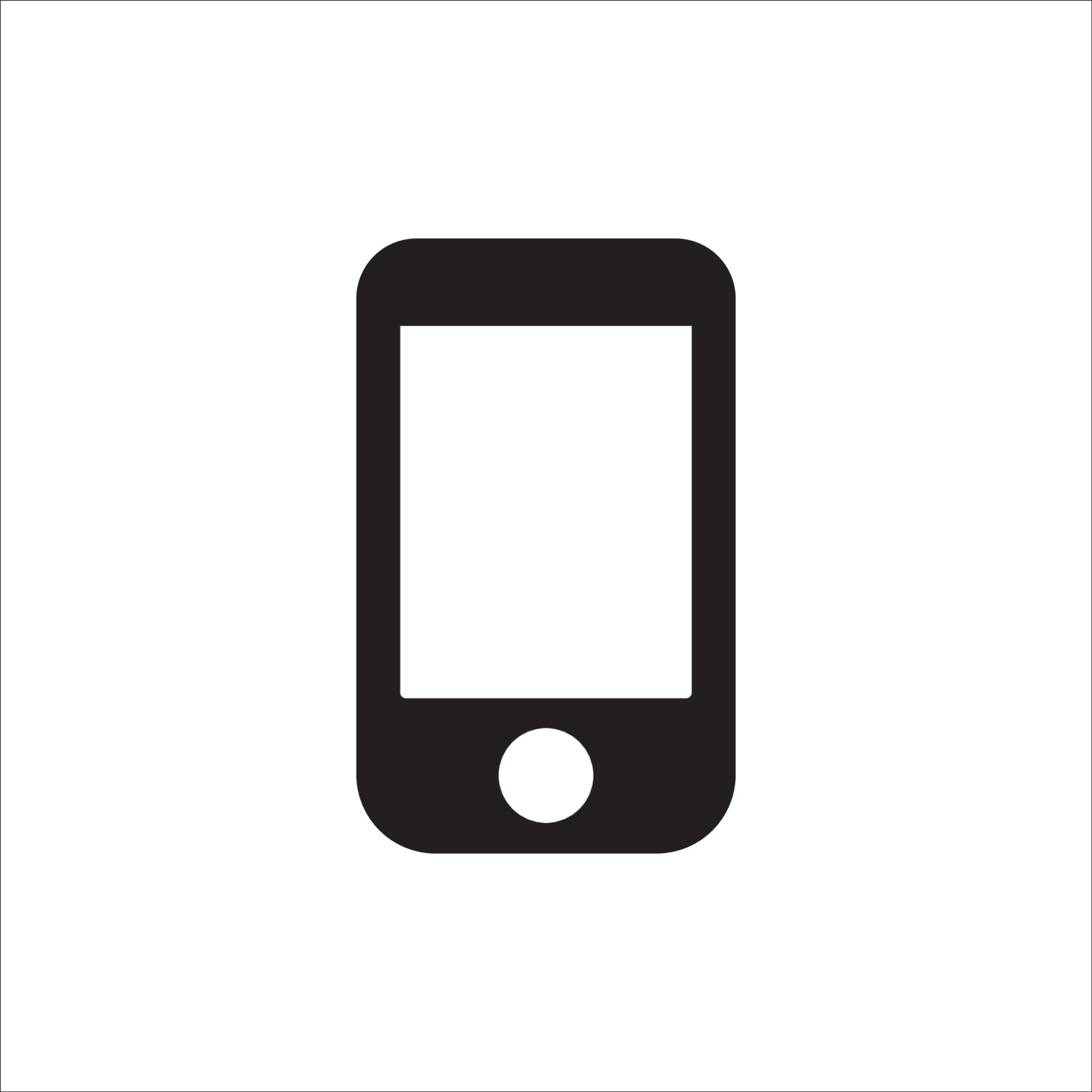 handphone telephone icon logo design vector 10600550 Vector Art at Vecteezy