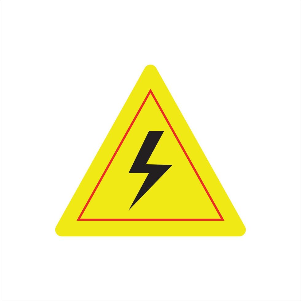 electrical voltage icon logo vector design