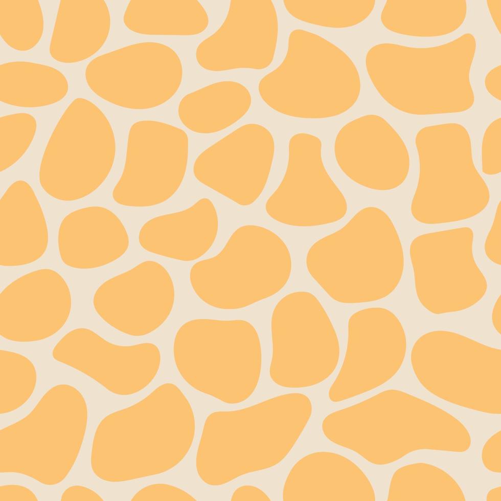 Yellow spots abstract vector pattern