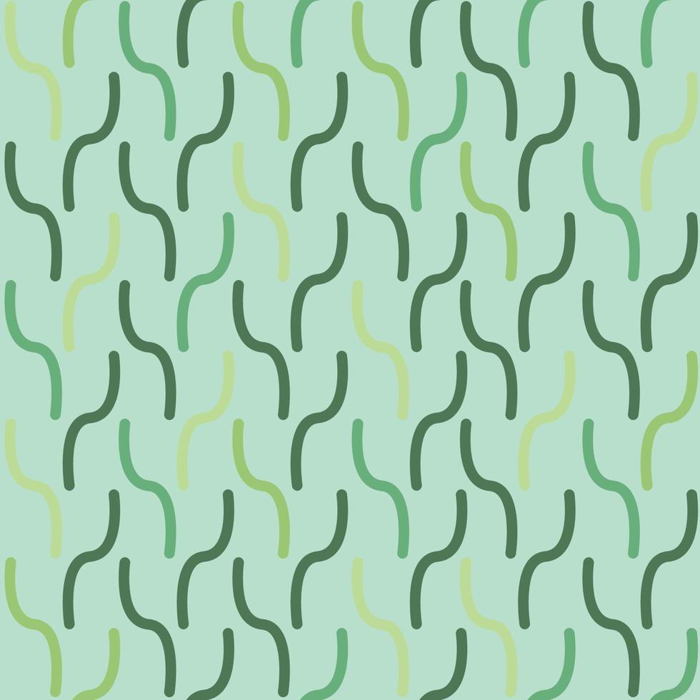 Green stripes abstract vector pattern