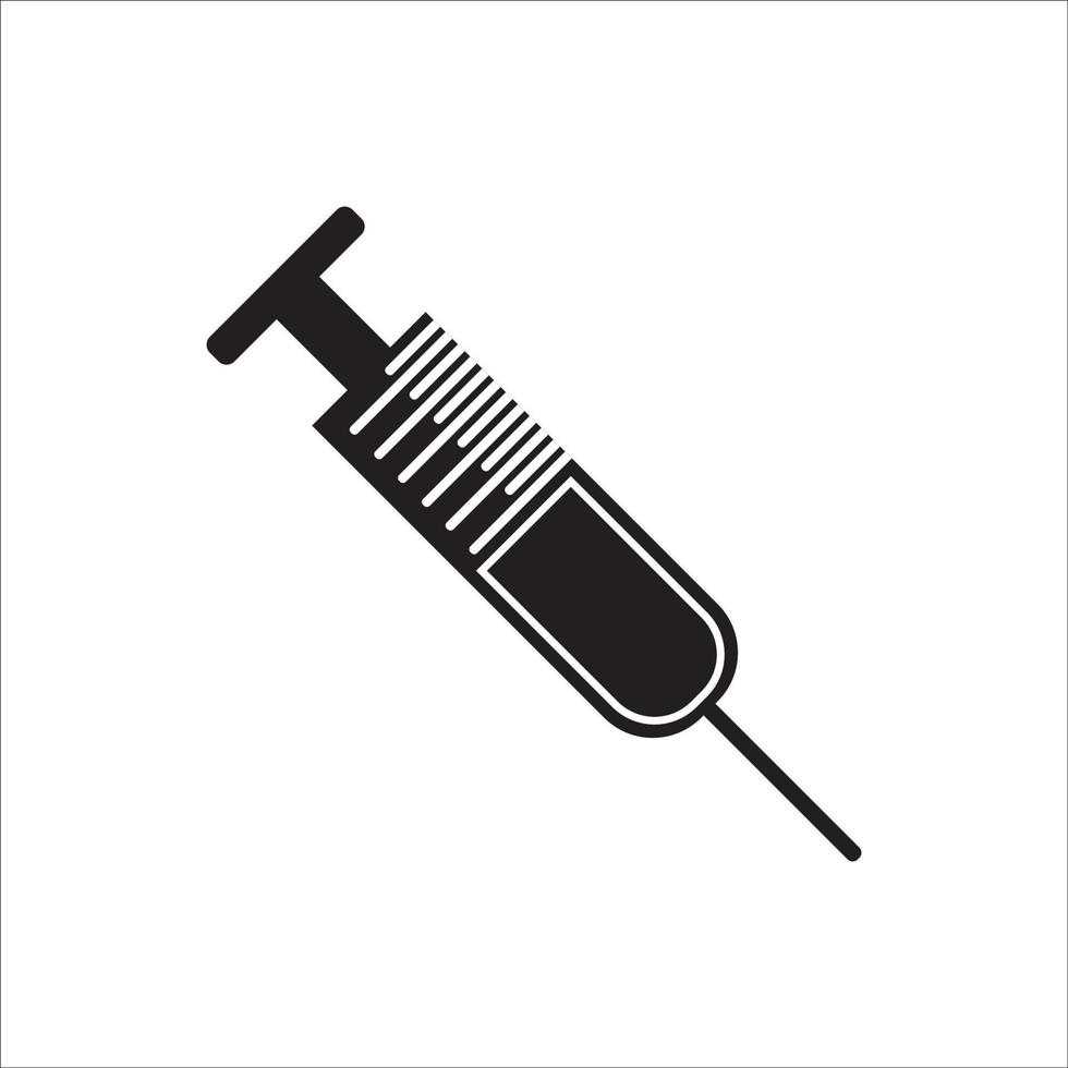diseño de vector de logotipo de icono de jeringa 10600720 Vector en