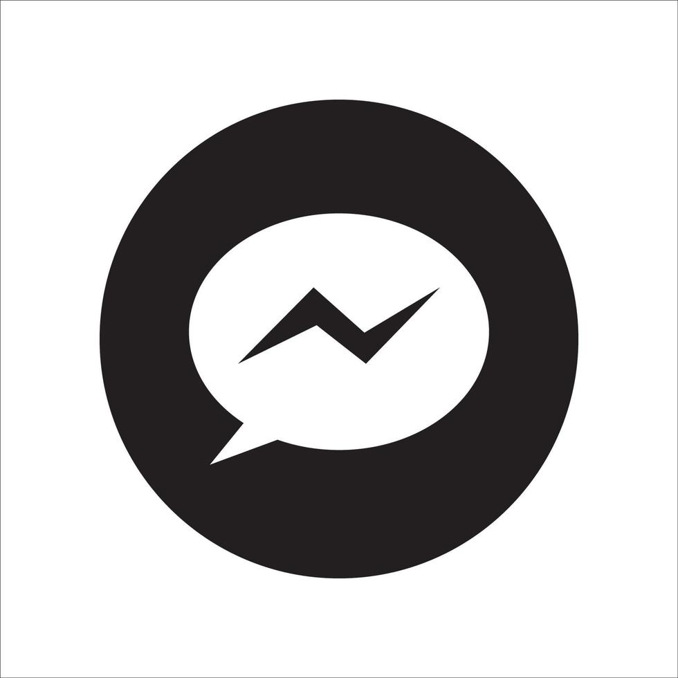 message icon logo vector design