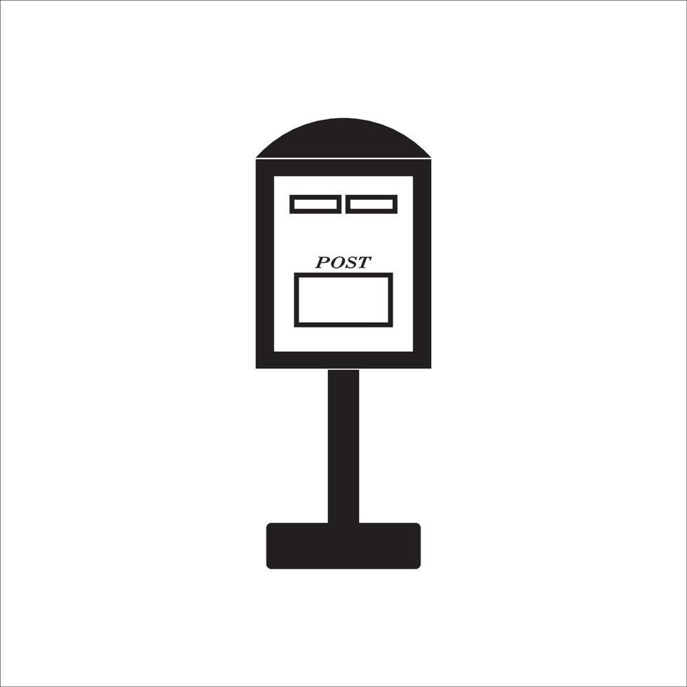 post box icon logo vector design