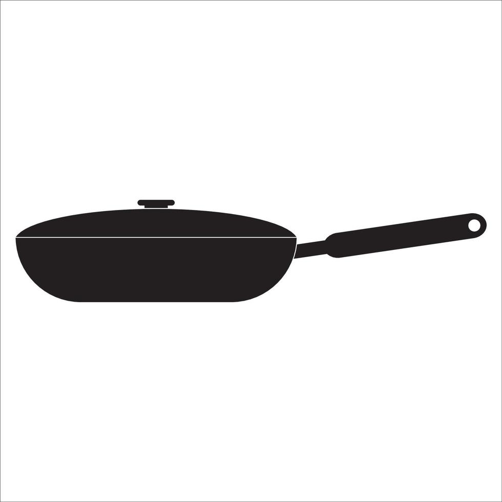 diseño de vector de logotipo de icono de wok