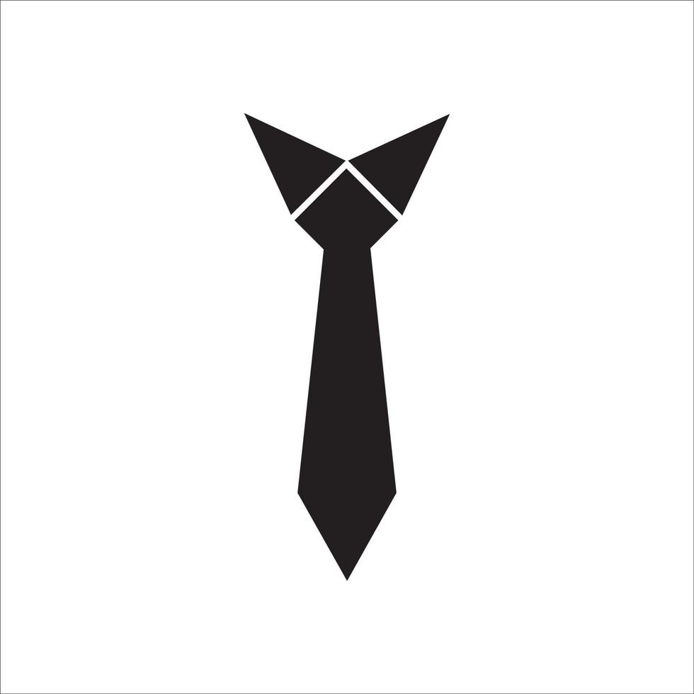 diseño de vector de logotipo de icono de corbata
