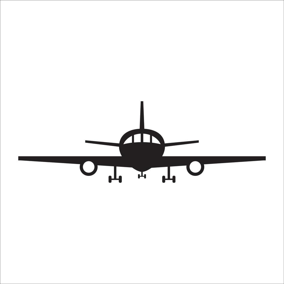 diseño de vector de logotipo de icono de avión