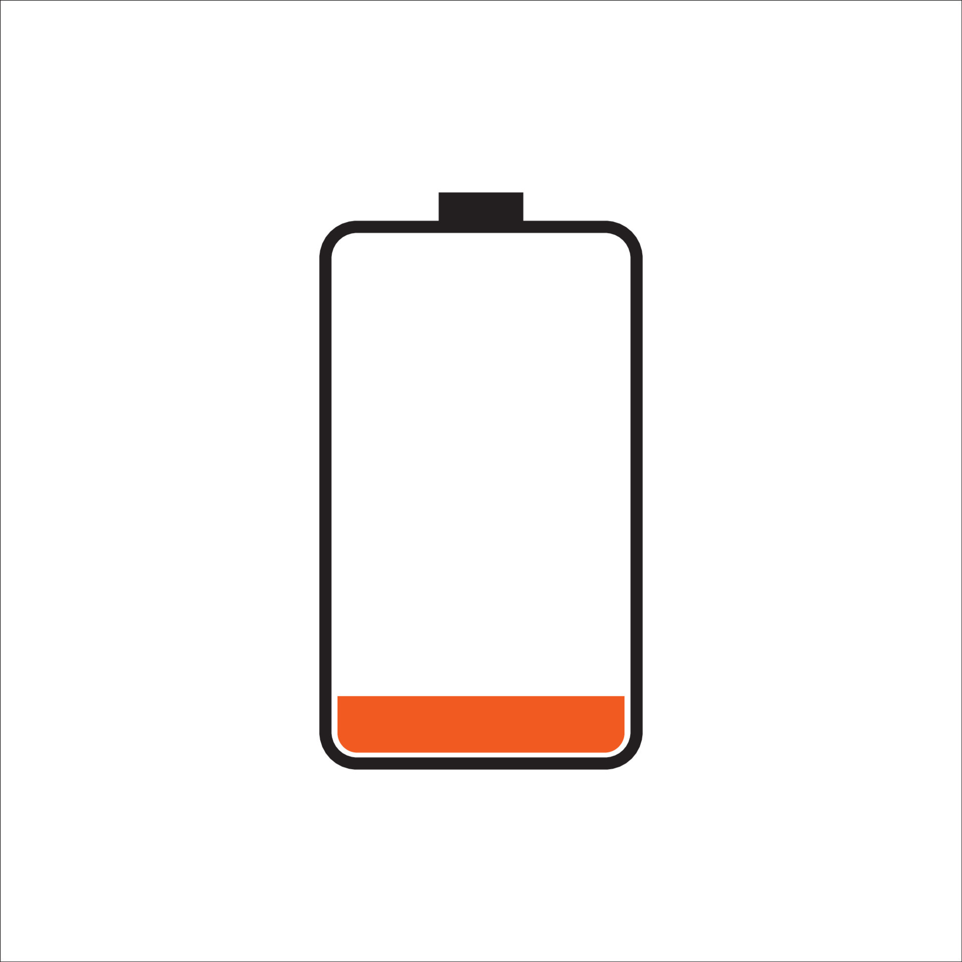 cell phone battery icon logo vector design 10601163 Vector Art at Vecteezy