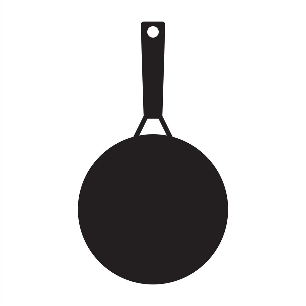 diseño de vector de logotipo de icono de wok