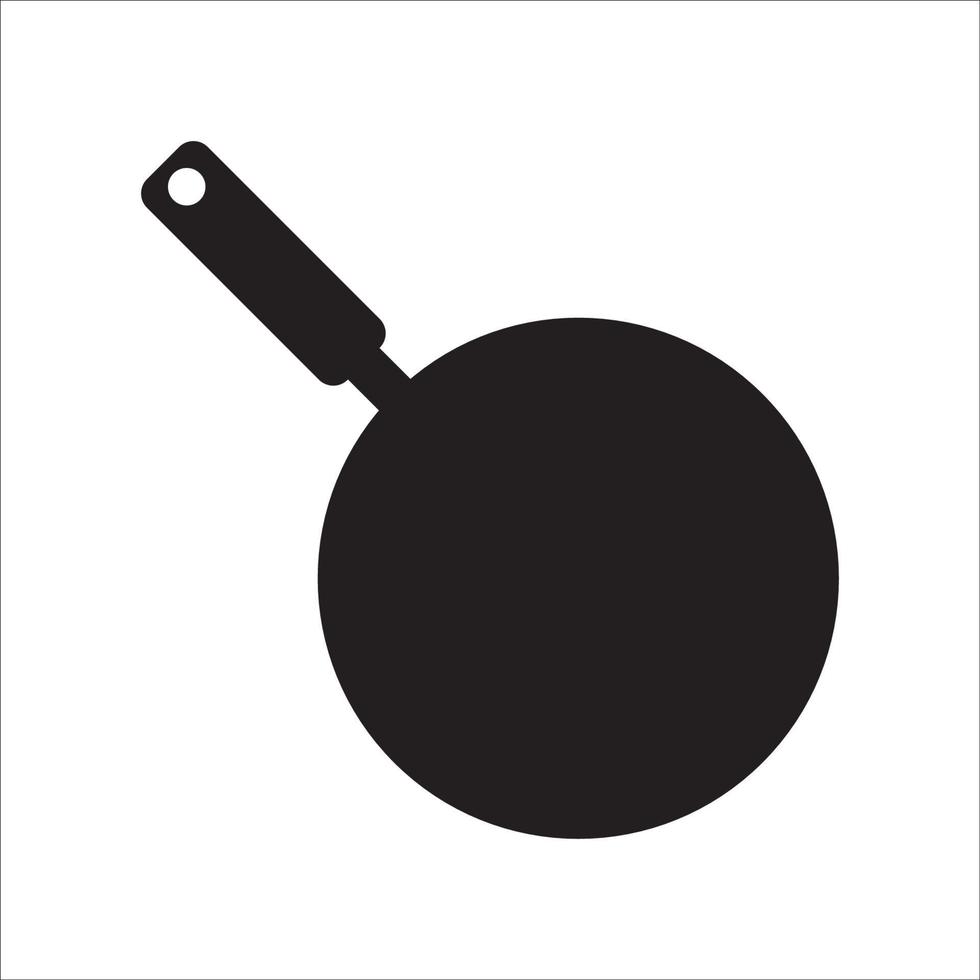 diseño de vector de logotipo de icono de wok