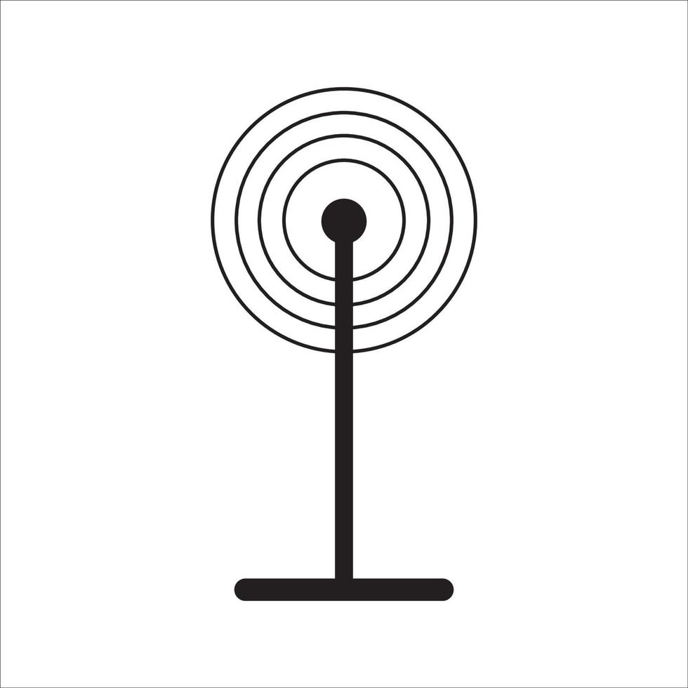 diseño de vector de logotipo de icono de antena wifi