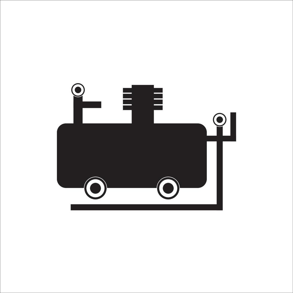 compressor icon logo vector design