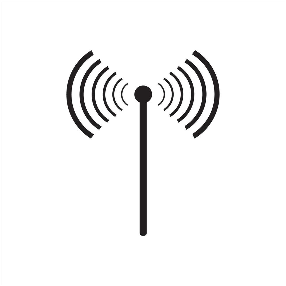 wifi antenna icon logo vector design