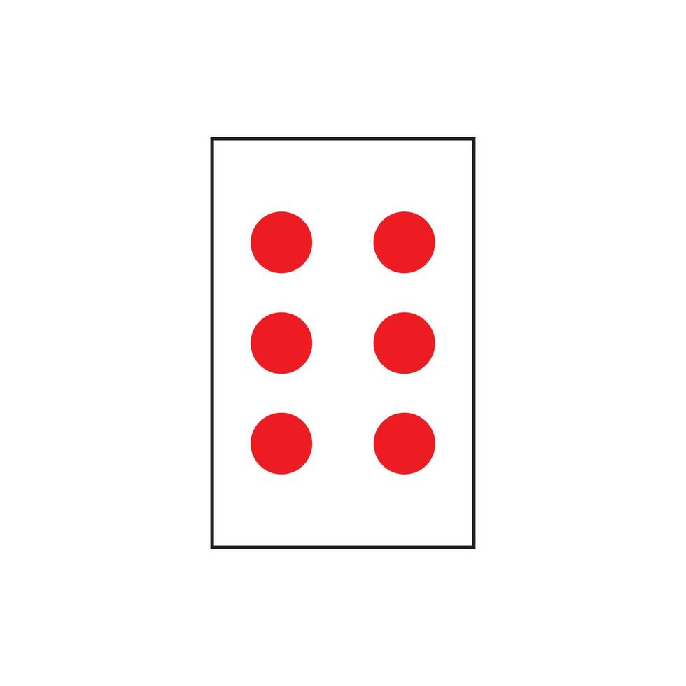 domino icon logo design vector