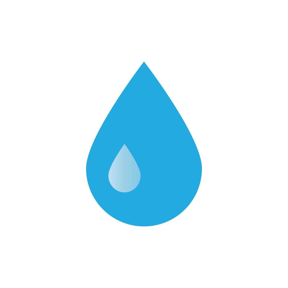 diseño de vector de logotipo de icono de gota de agua