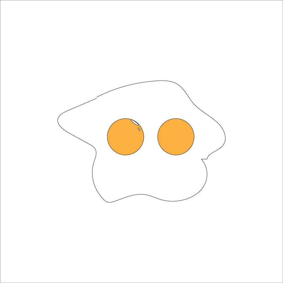 diseño de vector de logotipo de icono de huevo