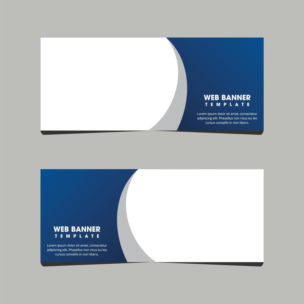 Luxury web banner design vector