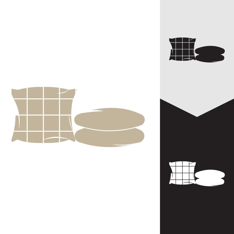 Pillow Logo Vector Icon template