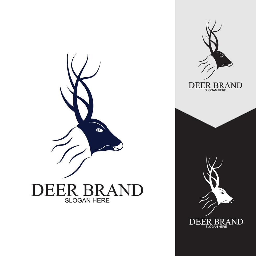 Deer vector icon illustration design