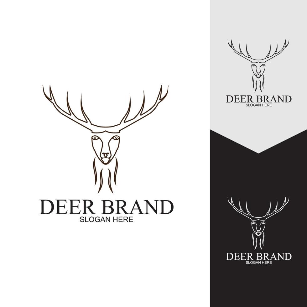 Deer vector icon illustration design