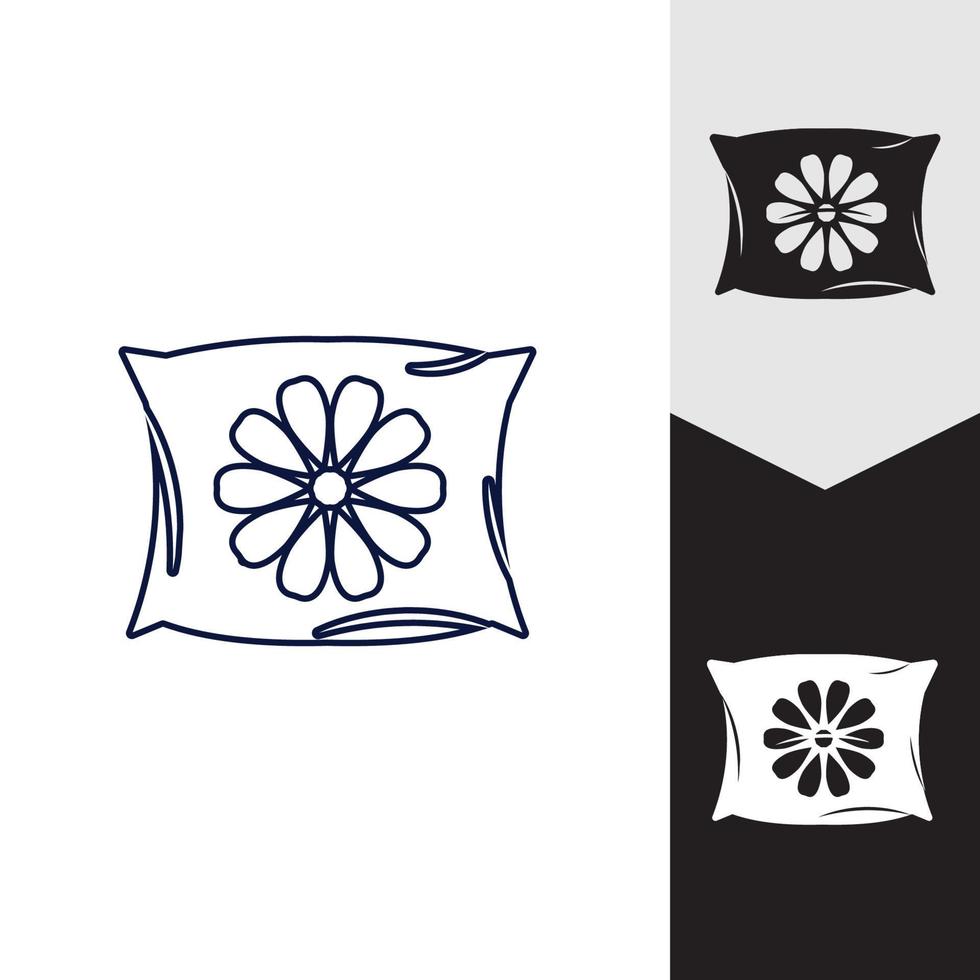 Pillow Logo Vector Icon template