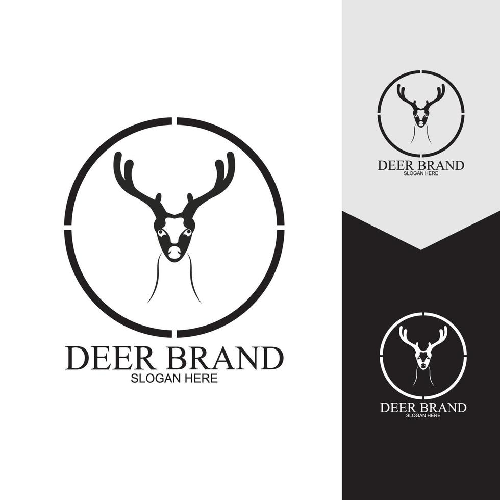 Deer vector icon illustration design