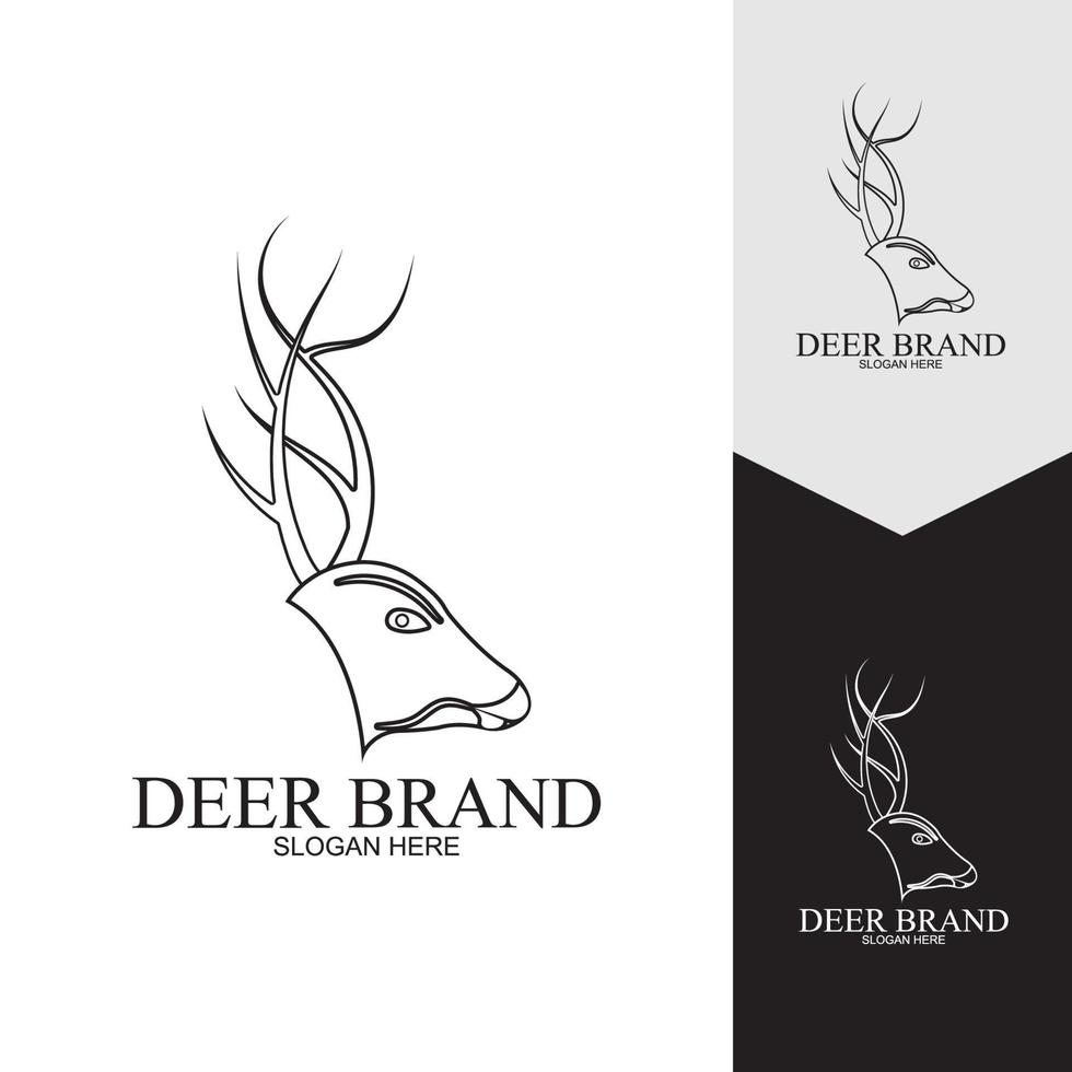 Deer vector icon illustration design