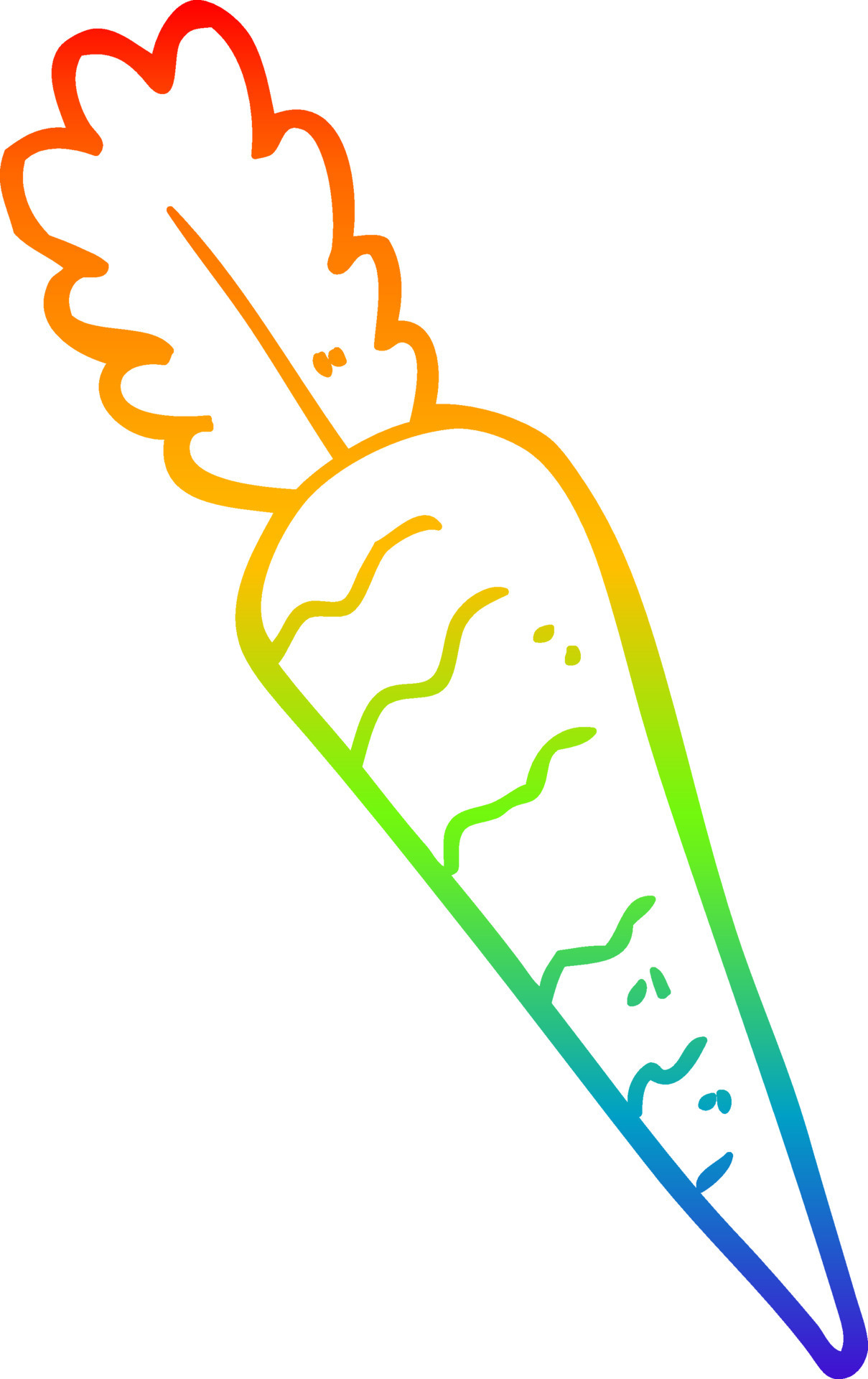 rainbow gradient line drawing cartoon carrot 10604303 Vector Art at Vecteezy rainbow gradient line drawing cartoon carrot 10604303 Vector Art at Vecteezy