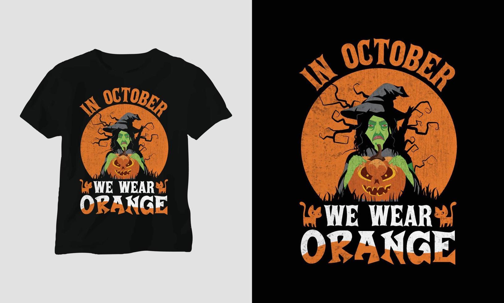 camiseta especial halloween vector