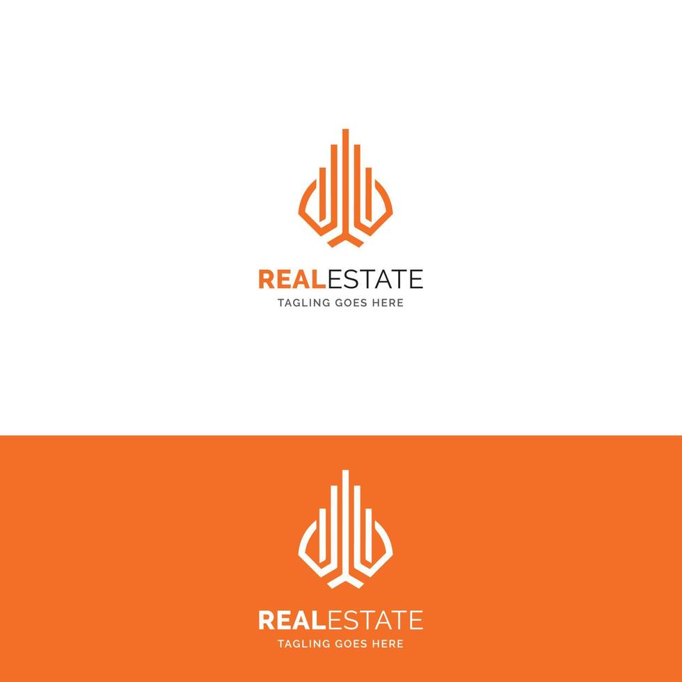 Real Estate Logo Template vector