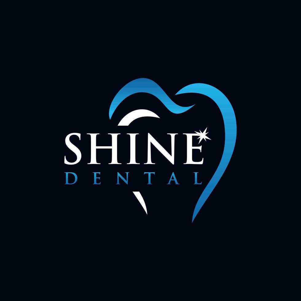 Dental Brand Text Creative Simple Logo vector