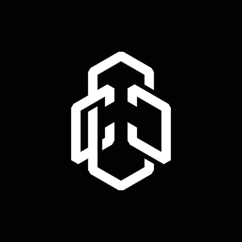 Triple C Geometric Monogram Logo vector