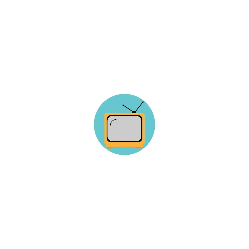 vector de ilustración de icono de televisión