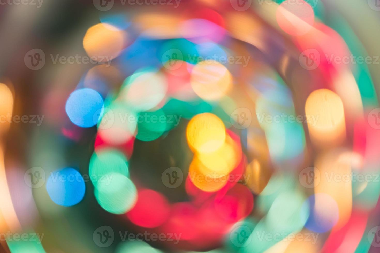 Fondo abstracto de textura con rebabas de colorido movimiento bokeh. larga exposición de pequeñas luces de neón foto