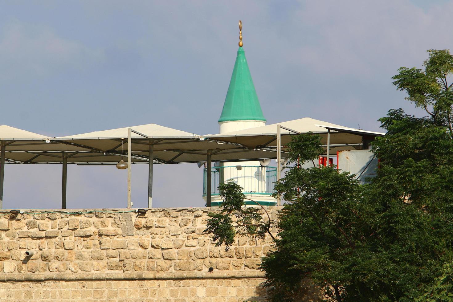 Acre Israel November 11, 2021. Religious buildings and structures in the city. photo